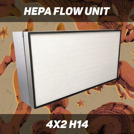 4x2 Lab HEPA H14 Fan Filter Units for Mushroom Growing