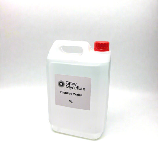 Distilled Water (5L) - For Agar and Liquid Culture