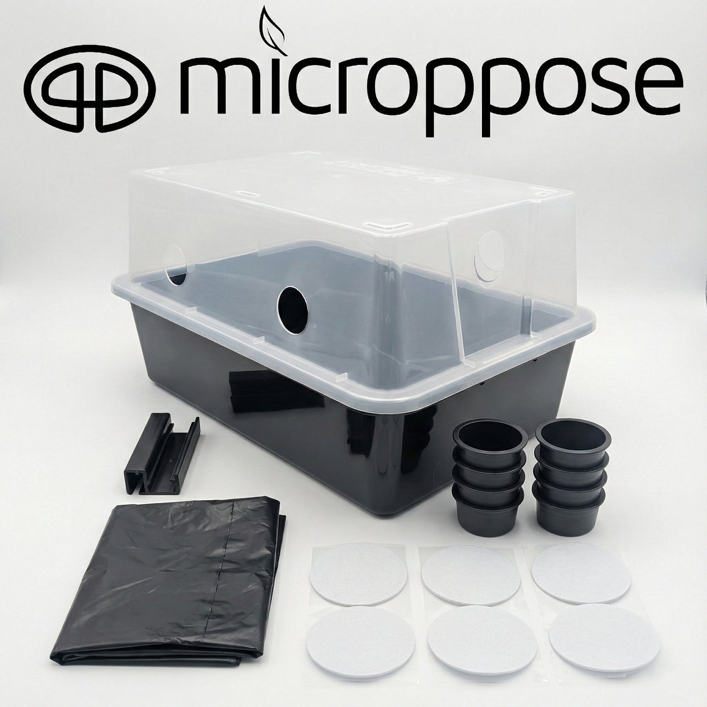Microppose Large Monotub for Mushroom Growing (Mark 1)