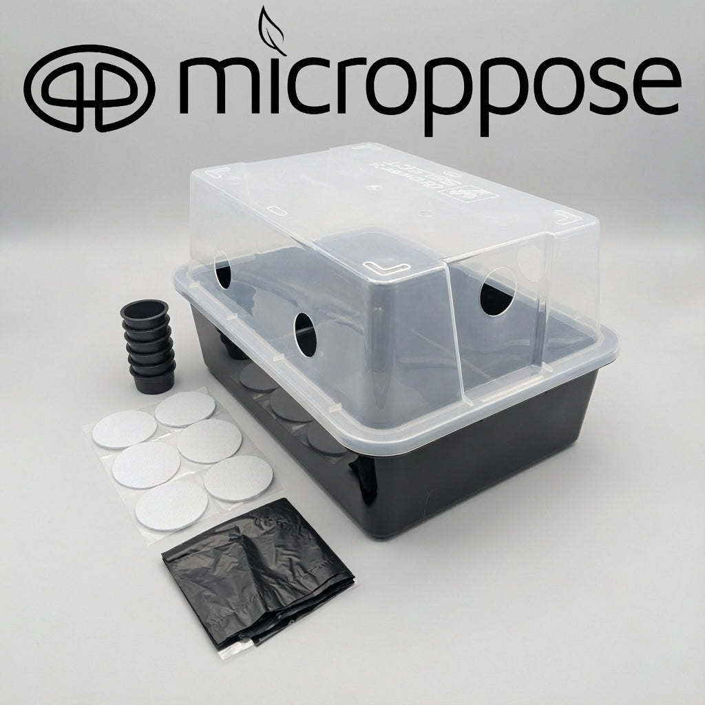 Microppose Medium Monotub for Mushroom Growing (Mark 1)