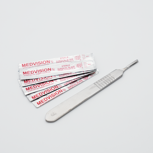 NO .3 Scalpel Handle and Five Sterile Blades (11)