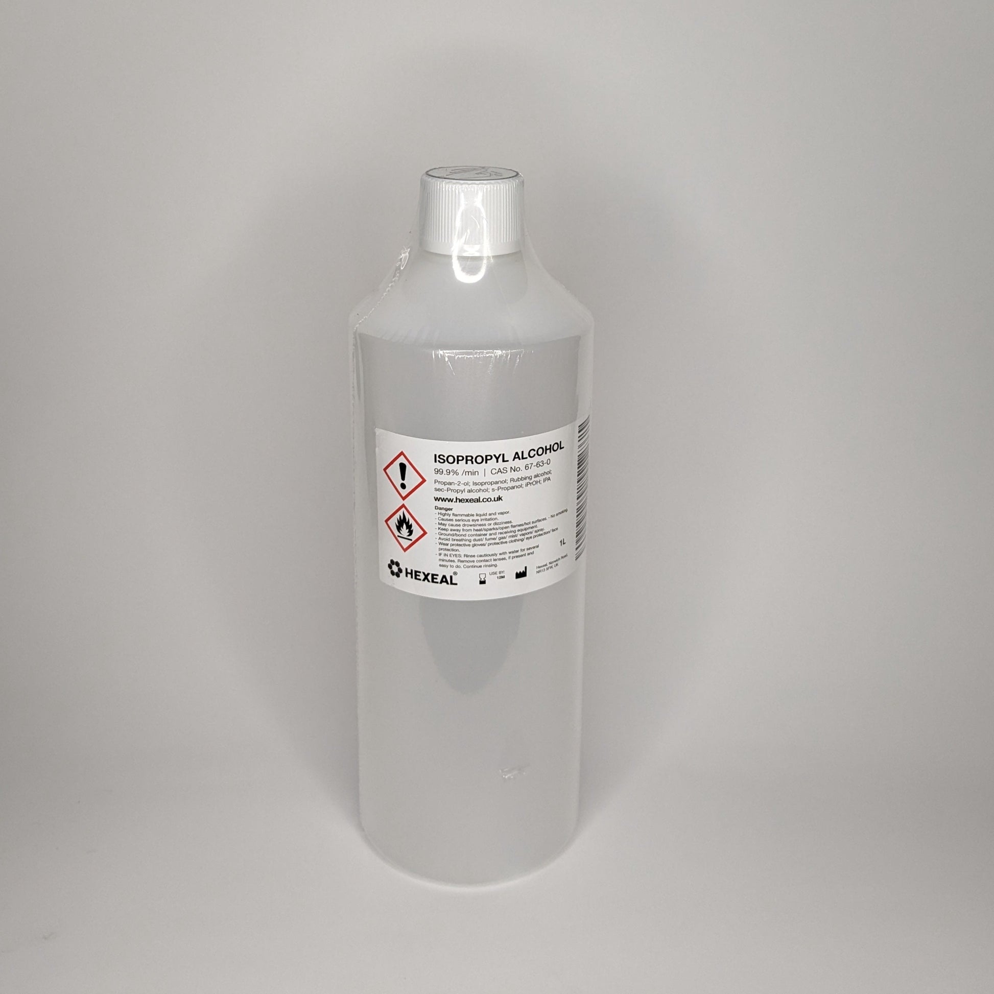 Hexeal IPA 99.9%, 1L Spray, Lab Grade, Isopropyl Alcohol/Isopropanol  99.9%