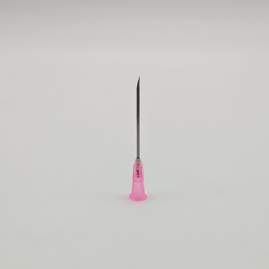18G Hypodermic Needle - Pink (sterile) (18G X 38mm)